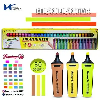 Set Highlighter 30colour-flamingo