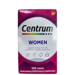 MULTIVITAMIN WOMEN centrum 100 tablet