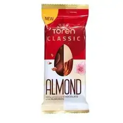 Torren Classic Chocolate Mixed with Milk and Almonds 42 g