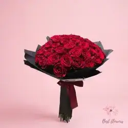Bouquet Flowers- Red