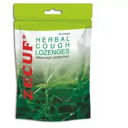 ZECUF herbal cough lozenges 20 lozenges (HERBAL)