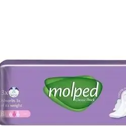 Molped Sanitary Napkin Classic Thick 5 Drops