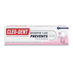 Cleo-Dent Sensitive Care Toothpaste Prevents Gum Disease