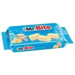 Mr.Bite White milk cream wafer 38g