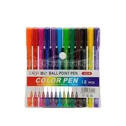 Zhigi Ball Point Pen Multi Color 12 Pens