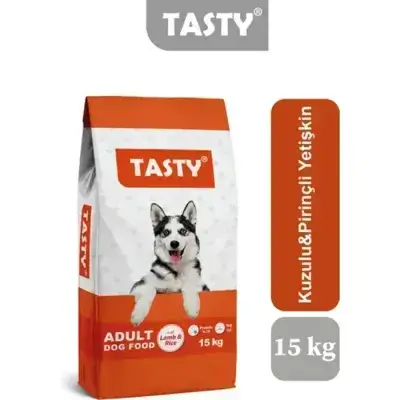 Tasty adult dog food with lamb&rice 15kg