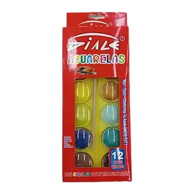 Acuarelas Divertidas 12 Colores