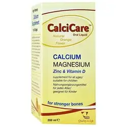 Calcicare Oral Liquid Calcium And Magnesium Supplement Vitane