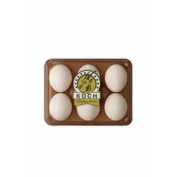 White Eggs 6 Pcs
