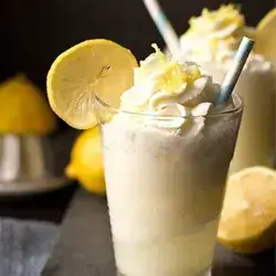 Lemon Cocktail With Ice Cream