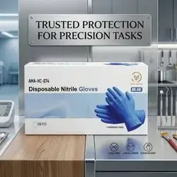 AMA GROUP Disposable Nitrile Gloves Large (100 PCS)