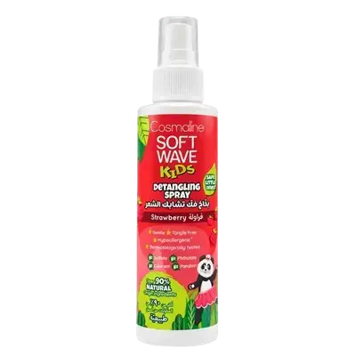 Soft Wave Kids Detangling Spray Strawberry 125ml _ Cosmaline