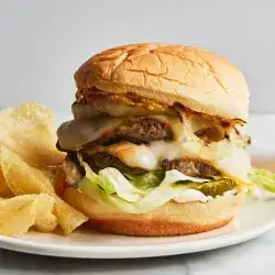 Double Chicken Burger