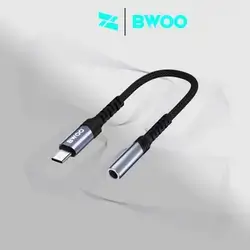 BWOO USB-C to 3.5mm AUX Audio Adapter