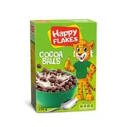 Happy Flakes Cocoa Balls Sugar Free 250 Gm