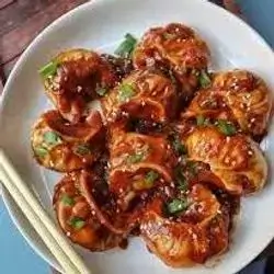 Spicy Fried Chicken Dumpling