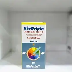 Biogripin 100ml pediatric syrup bioActive T