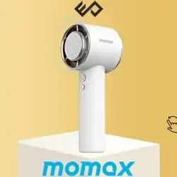 Momax Ultra Freeze Portable Icy Cooling Fan - White