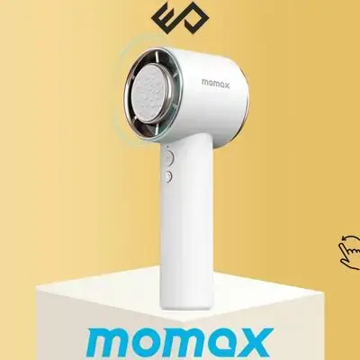 Momax Ultra Freeze Portable Icy Cooling Fan - White