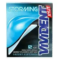 STORMING VIVIDENT 12 ADET  DAMLA SAKILI AROMALI 33g