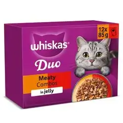 Whiskas Duo Meaty Combos in jelly 12X85g
