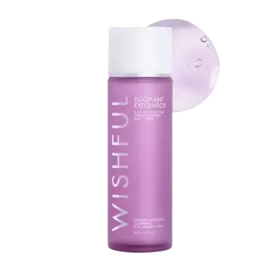 Eggplant Exfoliator Pore Clarifying Daily Toner 60ml _ Wishful
