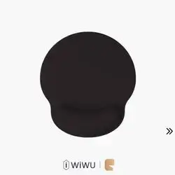 WiWU MP-01 Ergonomic Wrist Rest Mousepad Memory Foam & Anti-Slip Silicone Base - Black