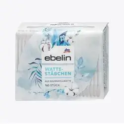 ebelin watte stabchen aus baumwollwatte 160 stuck