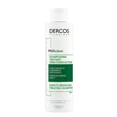 DERCOS PSOlution Shampoo Kerato-Reducing Treatment 200ml _ VICHY