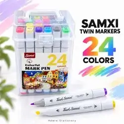 Samxi Twin Markers – 24 Colors