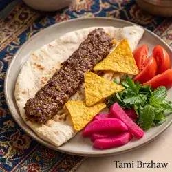 كباب دجاج چپس