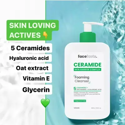 Face Facts Ceramide Skin Barrier Complex Foaming Cleanser (400ml)