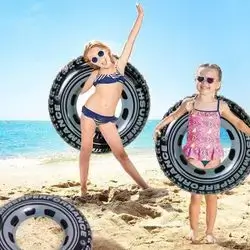 Inflatable Tire Pool Float, Large