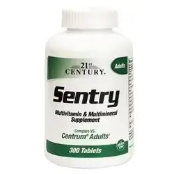 21st Century Sentry Adult Multivitamin & Multimineral Supplement Tablets, Pack of 300's