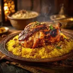 Grilled Chicken with Rice