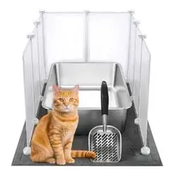 Steel Open LitterBox + Scooper 58cm