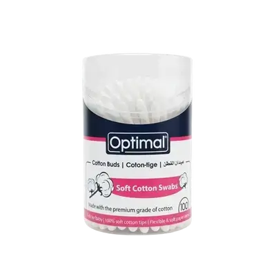 Soft Cotton Buds 100Pcs _ Optimal