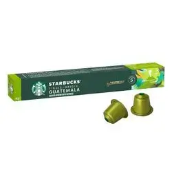 Starbucks® by Nespresso Guatemala Capsules – Intensity 5 – 10 Capsules