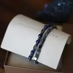 Lapis Lazuli & Hematite Bracelets
