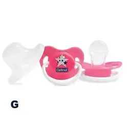 Orthodontic Silicone Pacifier (+6) - Pink