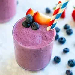 Blue Strawberry Smoothie