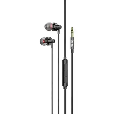 HOCO M90 Delight wire-controlled earphones with microphone Black Shadow