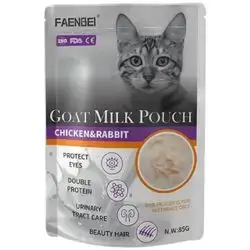 Faenbei Goat Milk Pouch With Chicken & Rabbit 85g