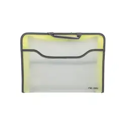 Deli transparent expanding files box -