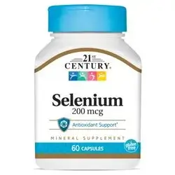 Selenium 200 mcg 60 Capsules 21st Century