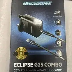 ECLIPSE G25 COMBO 25W PD Power Adapter Combo Dual Port With 1M PD Cable