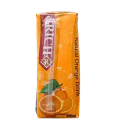 Rich Orange Drink, 200ml packet