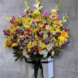 Full Colorful Flower Box
