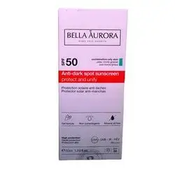 Bella Aurora Anti-dark Spot Sunscreen Spf50+ Combination To Oily Skin
