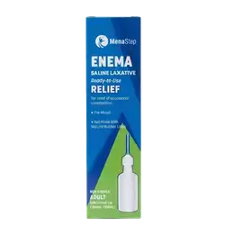 Enema Saline Laxative Ready-To-Use for Adults 100ml _ MenaStep